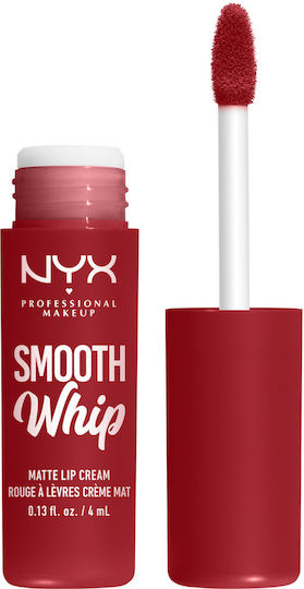 NYX Professional Makeup Smooth Whip Matte Lip Cream Υγρό Κραγιόν Matte Velvet Robe 4ml