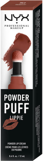 NYX Professional Makeup Powder Puff Lippie Powder Lip Cream Υγρό Κραγιόν 13 Teachers Pet 12ml