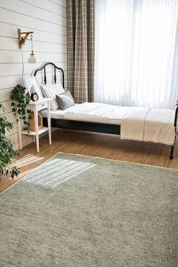 SteweHome Αντιολισθητικό Χαλί Ορθογώνιο Πράσινο 150x300cm