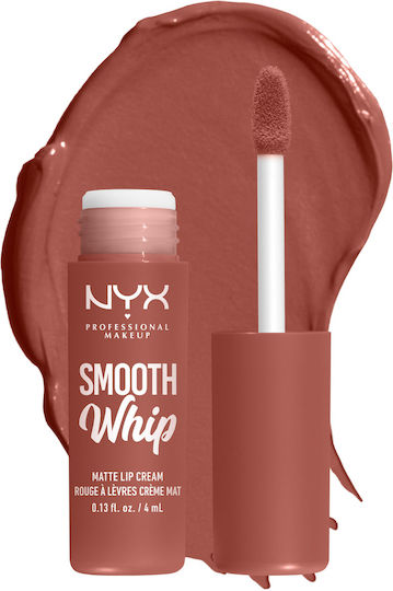 NYX Professional Makeup Smooth Whip Matte Lip Cream Υγρό Κραγιόν Matte Teddy Fluff 4ml