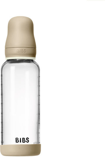 Bibs Set Biberoane Din Sticlă - Set Complet Biberoane Anticolici Fosforescente Din Sticlă Cu Tetină Latex Împotriva Colicilor Cu Tetină Cauciuc 240ml