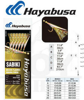 Hayabusa Künstlicher Köder Sabiki-Rig No10 10