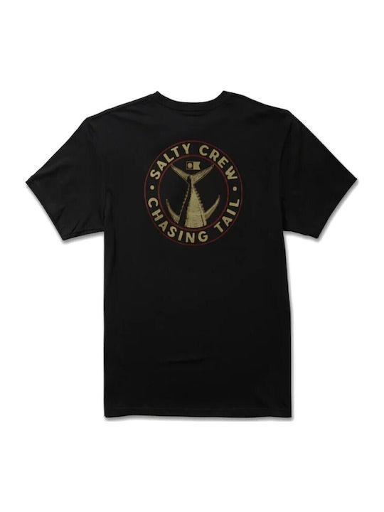 Herrenblusen Kurzarm T-Shirt Schwarz