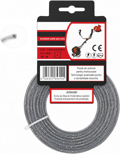 Fir Trimmer Metal Insert Ripper Dual Pătrat 2.4 Mm X 15 M Cobi Smart