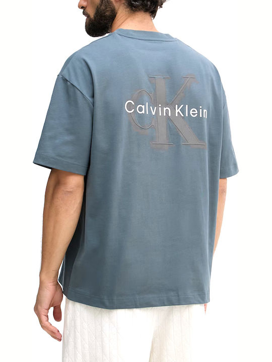 Calvin Klein Herrenblusen Dunkelgraue Rundhalsausschnitt Bluse Calvin Klein Herrenblusen Dunkelgraue Rundhalsausschnitt Bluse