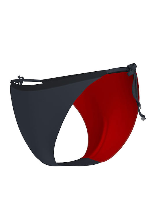 Bikinihosen Slip mit Schnürung Marineblau