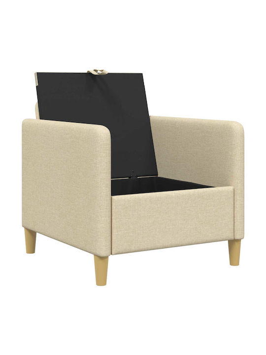 Cream Armchair 72x78x87cm