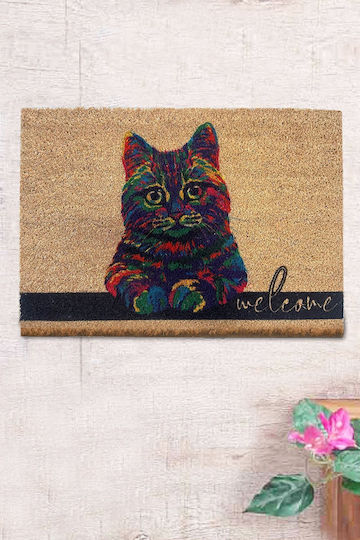 SteweHome Fußmatte aus Kokosnuss Mehrfarbig 40x60cm STE-032399-P32399 Mehrfarbig