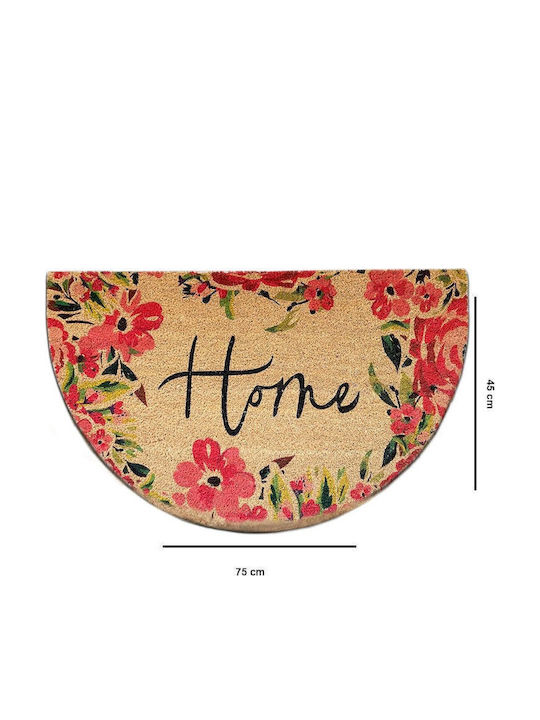 SteweHome Non-Slip Multicolour Doormat Cut to Size Width 45cm