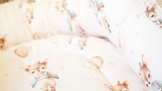 Grandes Suenos Baby-Kissen Nest Beige 80x100cm