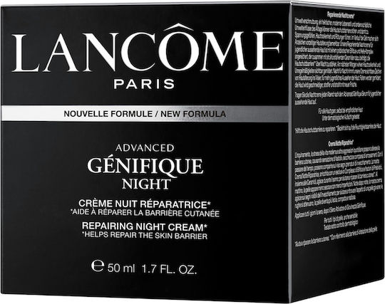 Lancome Genifique Repair 72ωρη Κρέμα Προσώπου Νυκτός για Ενυδάτωση, Αντιγήρανση & Σύσφιξη με Υαλουρονικό Οξύ & Ceramides 50ml