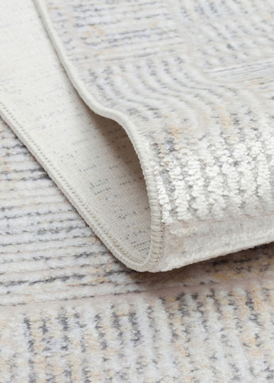 SteweHome Non-Slip Rectangular Gray Rug 160x230cm