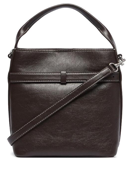 Calvin Klein Buckle Geantă de Umăr Damă Maro