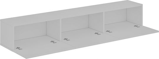 TV-Ständer Weiß M180xP31xH29cm