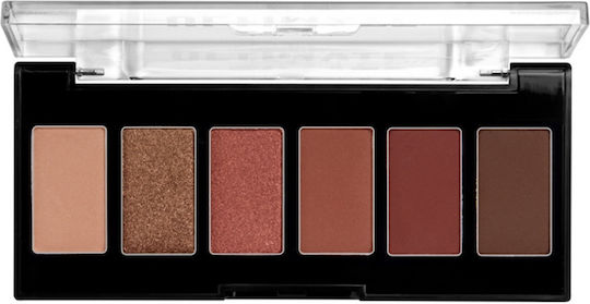 NYX Professional Makeup Ultimate Edit Petite Παλέτα με Σκιές Ματιών σε Στερεή Μορφή 01 Warm Neutrals 7.2gr