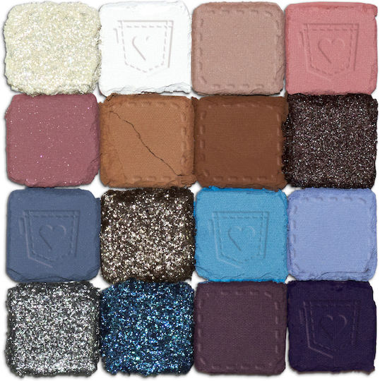 NYX Professional Makeup Ultimate Eye Shadow Palette Matte in Solid Form Vintage Jean Baby 0.8gr