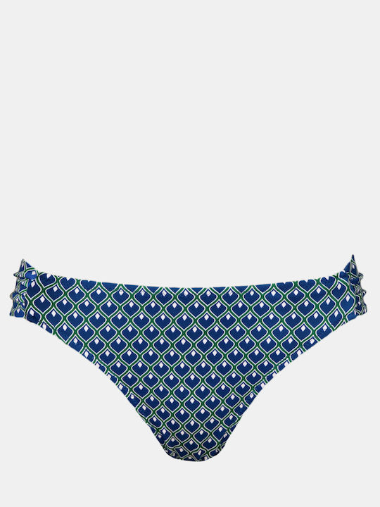 Geraffte Bikinihose Drops Drops