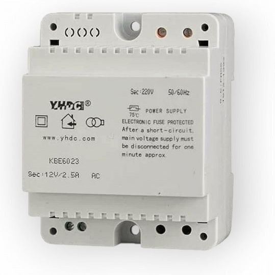 Rail DIN Rail Power Supply 12V