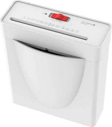 Olympia Document Shredder Strip Cut 6 Sheets with Bin 8.1lt