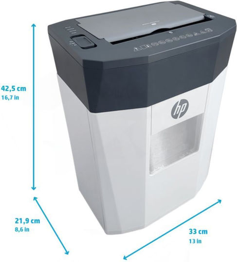 HP Oneshred Cross Cut 80-Sheet Paper Shredder