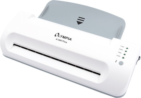Olympia Laminator A 296 Plus Desktop White for A4 175 Microns with Cutter