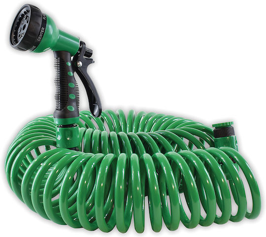 Set Spiralschläuche Wasser Grün 15m
