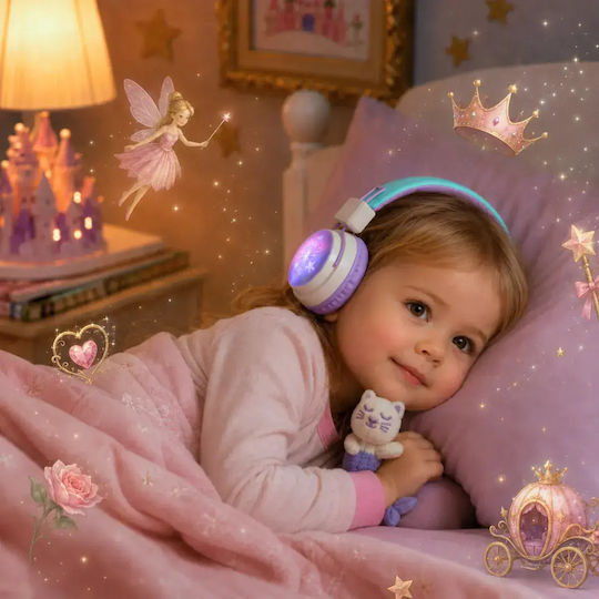 Marcus & Marcus Wireless Bluetooth Kids' On Ear Headphones with 40 Hours Playing Time Gatogorgona