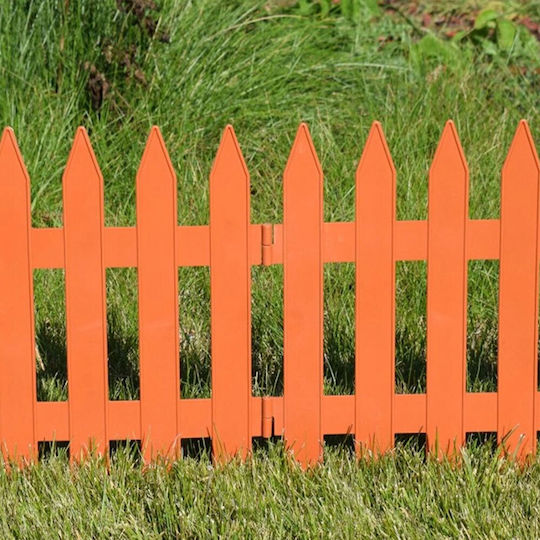 Prosperplast Garten Classic Kunststoff Grills in Orange Farbe 35cm x 3.22m 7 Stück