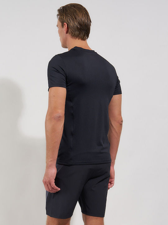Wolly Gym Αθλητικό T-shirt Μαυρο