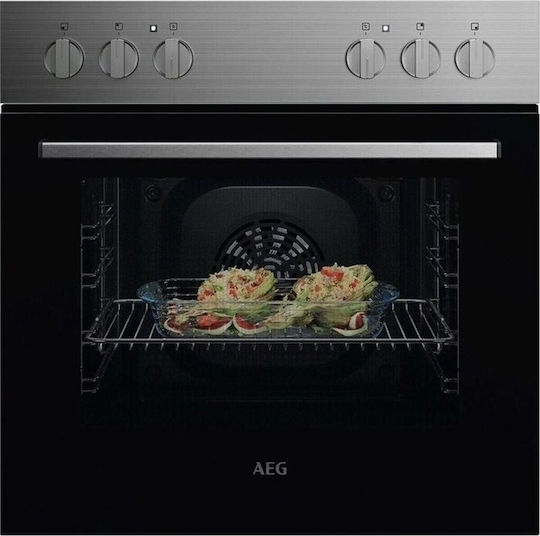 AEG Kombi 1026 Фурна Под Плота 65л С Керамични Котлони Ширина 59.4см Inox