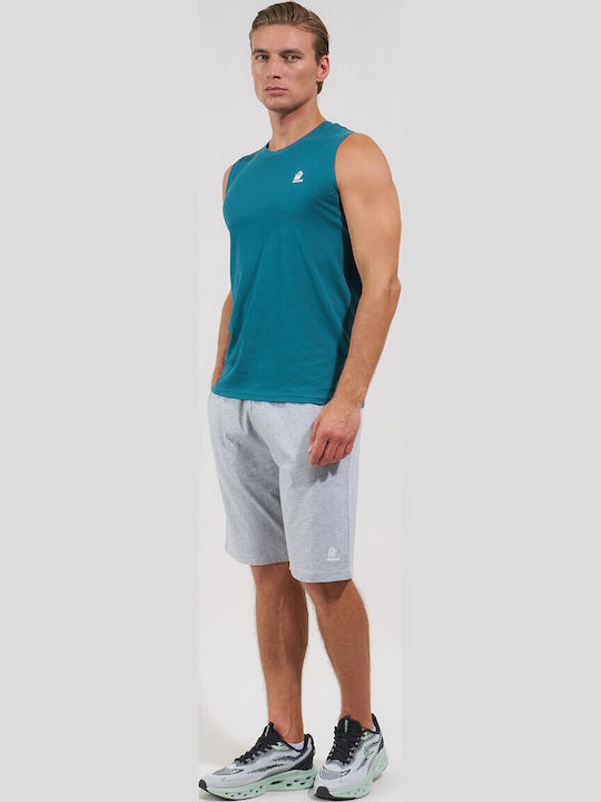 Sportliche Herrenbluse Petrol Blau