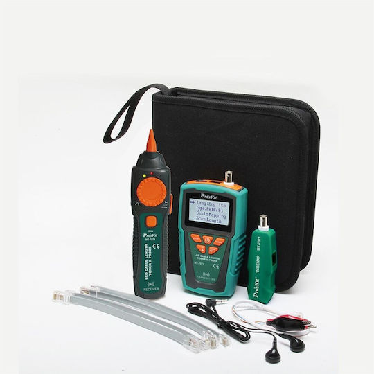 Proskit MT-7071K Kabeltester Netzwerk RJ45 BNC RJ11 Digital