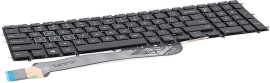 Dell Inspiron 15-5565 Задно Осветяване Лаптоп Клавиатура Вариант 2