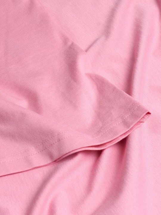 Herrenblusen Kurzarm T-Shirt Rosa