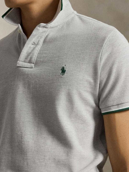 Polo Short Sleeve Blouse Grey