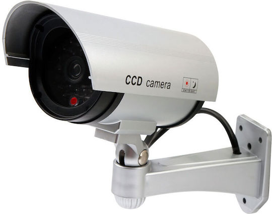 Olympia DC 400 Ψεύτικη Κάμερα Παρακολούθησης Τύπου Bullet Ασημί