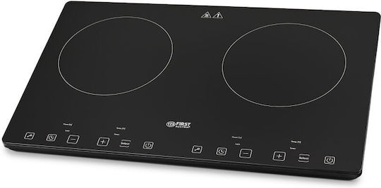 First Austria Fa50953 Electric Inductive Commercial Countertop Burner Double 2kW 64x42x8cm