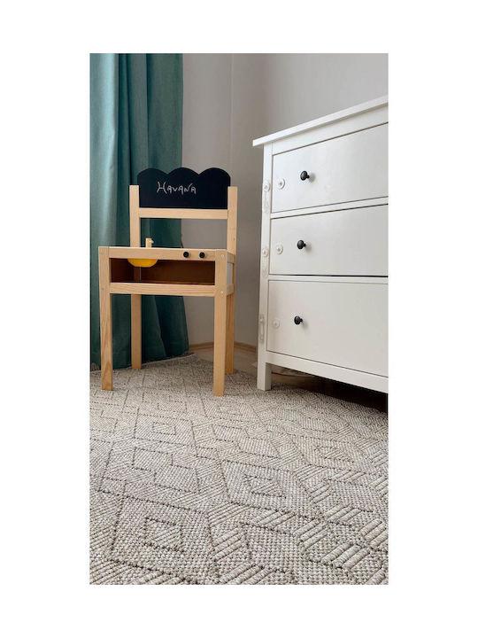 SteweHome Covor Pentru Copii Gri 80x400cm Grosime 60mm