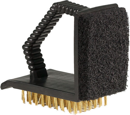 Osio BBQ Cleaning Brush with Scraper and Sponge