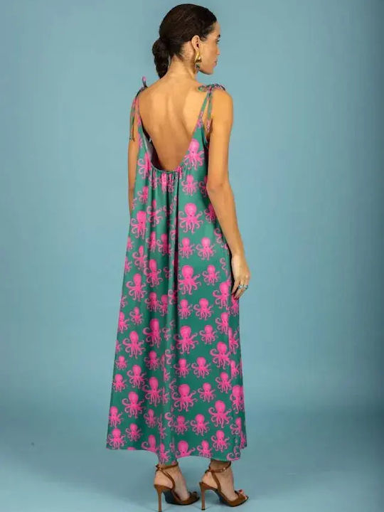 Maxi Φόρεμα Green