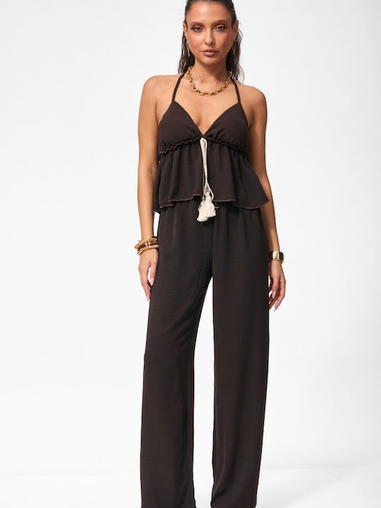 Women's Dark Brown Kit with Trousers