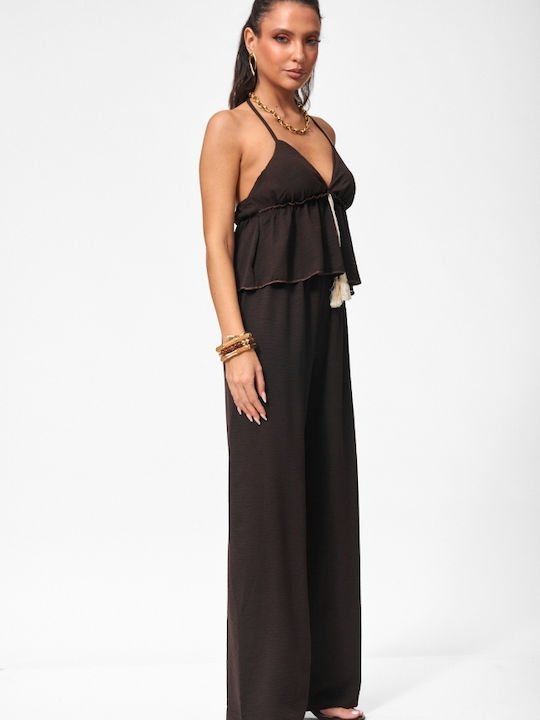 Women's Dark Brown Kit with Trousers
