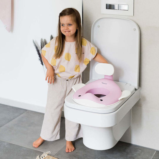 Kindsgut Toddler Toilet Seat Whale Pink