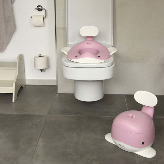 Kindsgut Toddler Toilet Seat Whale Pink