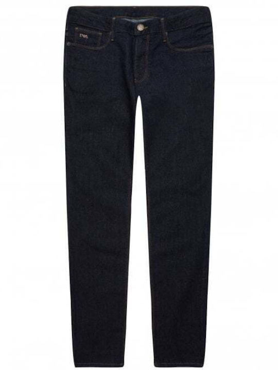 Herren Jeanshosen Elastisches Slim Fit Blau