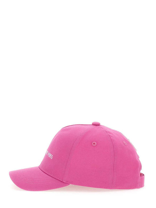 Guess Kids' Fabric Baseball Hat Fuchsia