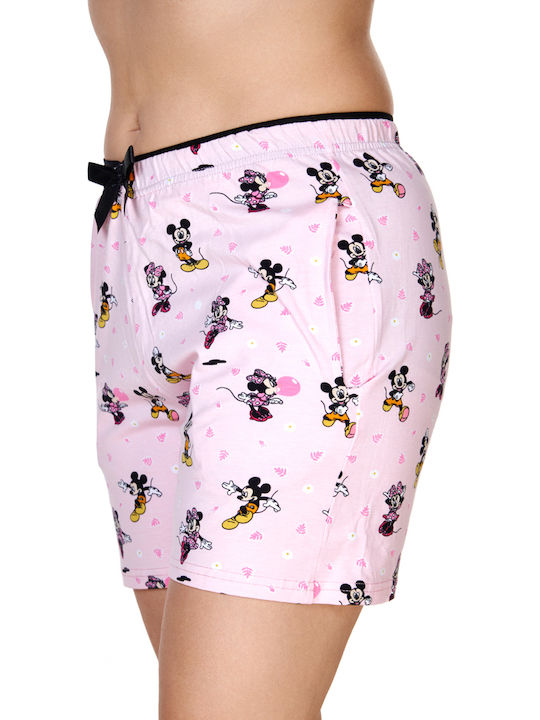 Comfort Summer Women's Pyjamas Shorts Pink