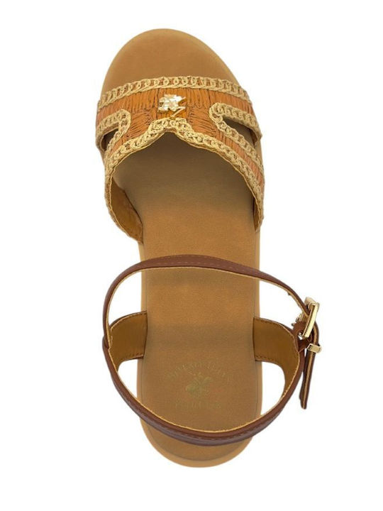 Women's Flat Sandals Brown