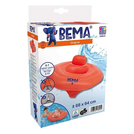 Bema Σωσίβιο Swimtrainer με Διάμετρο 72εκ. Κόκκινο