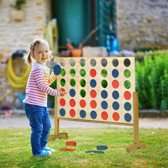 Επιτραπέζιο Παιχνίδι Giant Connect Four για 2 Παίκτες 10039172 Relaxdays
